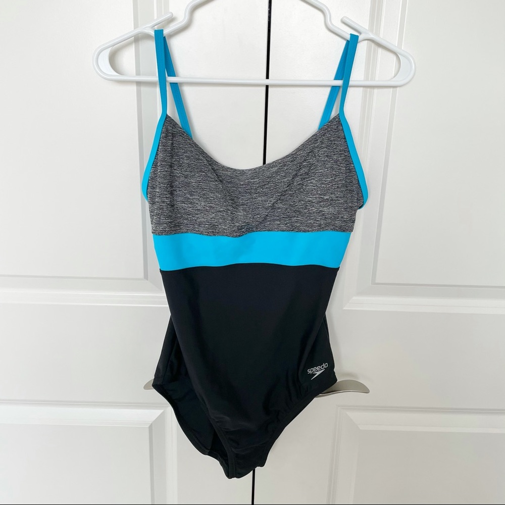 Speedo One Piece Swimsuit Racerback - Picture 2 of 9